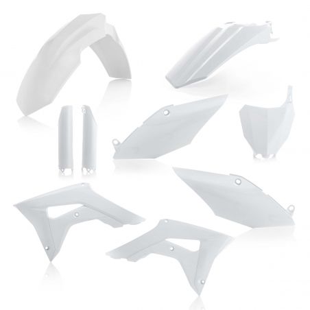 0022385.030 FULL PLASTIC KIT PER HONDA 030 - Bianco HONDA CRF 250 R 2018 Acerbis