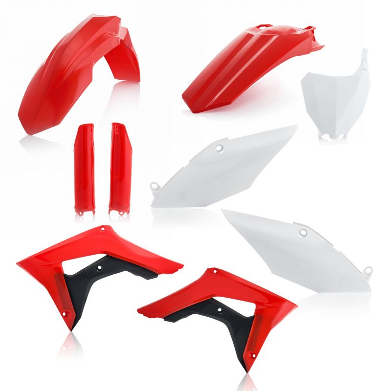 0022385.553 FULL PLASTIC KIT PER HONDA 553 - Originale HONDA CRF 450 R 2017-2018 Acerbis