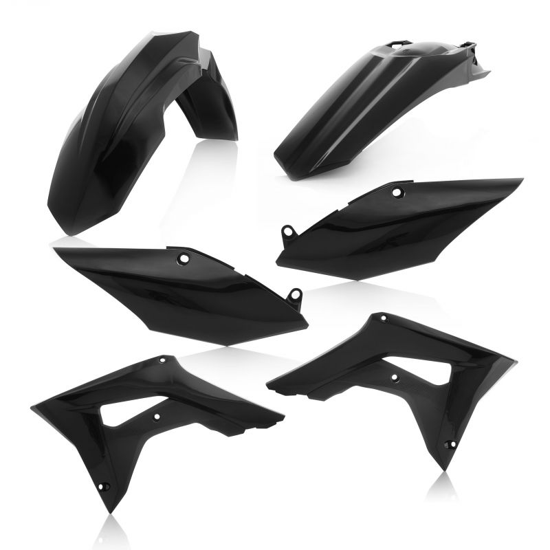 0022384.090 KIT PLASTICHE PER HONDA 090 - Nero HONDA CRF 250 R 2018-2021 Acerbis