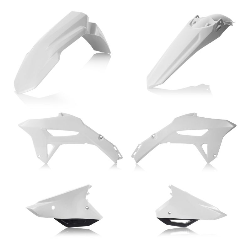 0024558.237 KIT PLASTICHE PER HONDA 237 - Bianco/Nero HONDA CRF 450 R 2021-2024 Acerbis