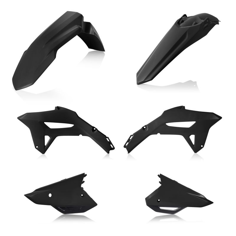 0024558.090 KIT PLASTICHE PER HONDA 090 - Nero HONDA CRF 450 R 2021-2024 Acerbis