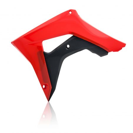 0022381.349 SPOILER RADIATORI 349 - Rosso/Nero HONDA CRF 250 R 2018-2021 Acerbis