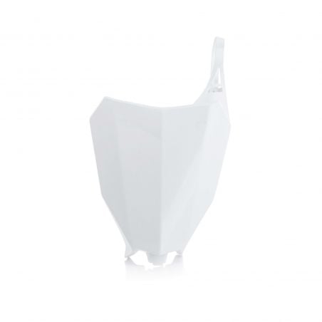 0022380.030 TABELLA PORTANUMERO ANTERIORE 030 - Bianco HONDA CRF 450 R 2017-2018 Acerbis