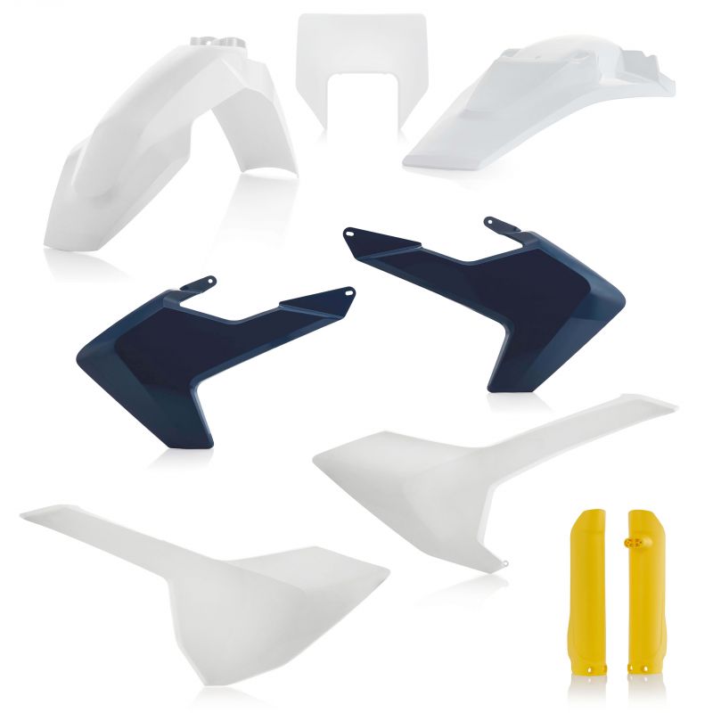 0022375.553.018 FULL PLASTIC KIT PER HUSQVARNA 553.018 - Replica 018 HUSQVARNA TE 250I 2018-2019 Ace