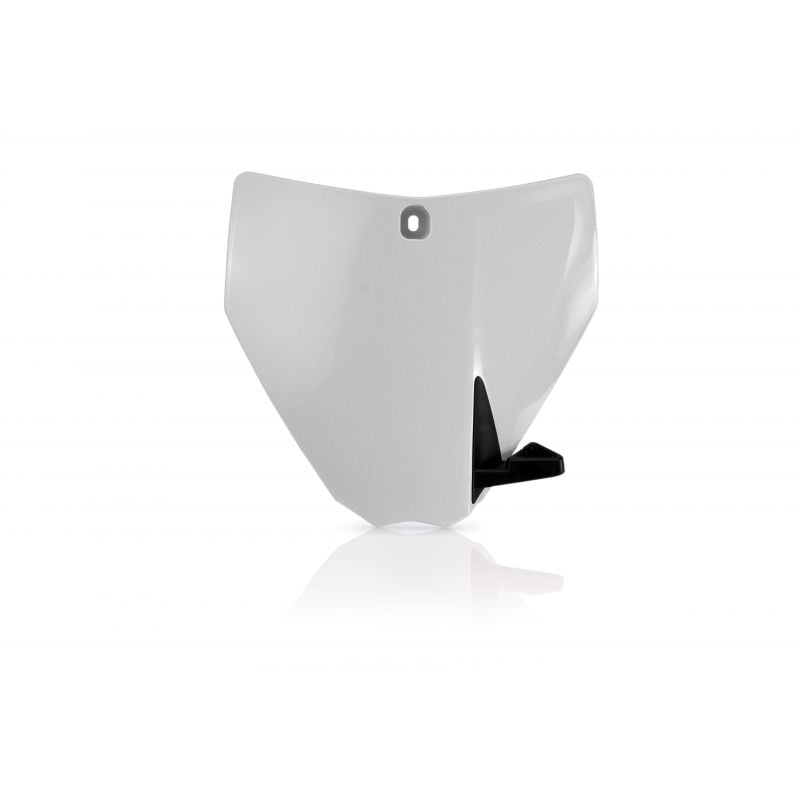 0017697.030 TABELLA PORTANUMERO ANTERIORE 030 - Bianco HUSQVARNA TC 125 2014-2015 Acerbis