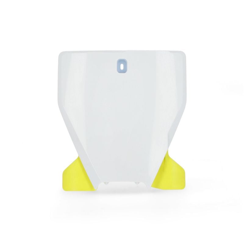 0023524.486 TABELLA PORTANUMERO ANTERIORE 486 - Bianco/giallo HUSQVARNA FX 350 2020-2022 Acerbis