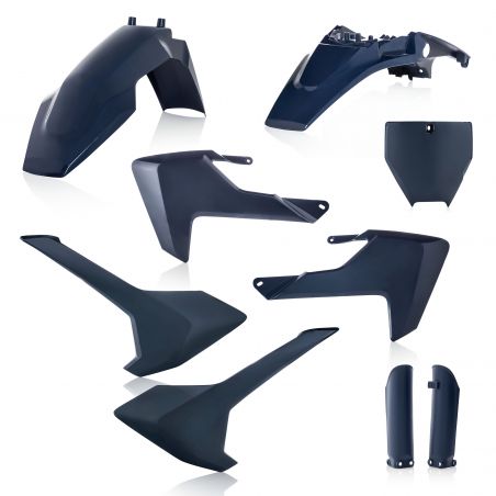 0023538.040 FULL PLASTIC KIT PER HUSQVARNA 040 - Blu HUSQVARNA TC 65 2017-2023 Acerbis