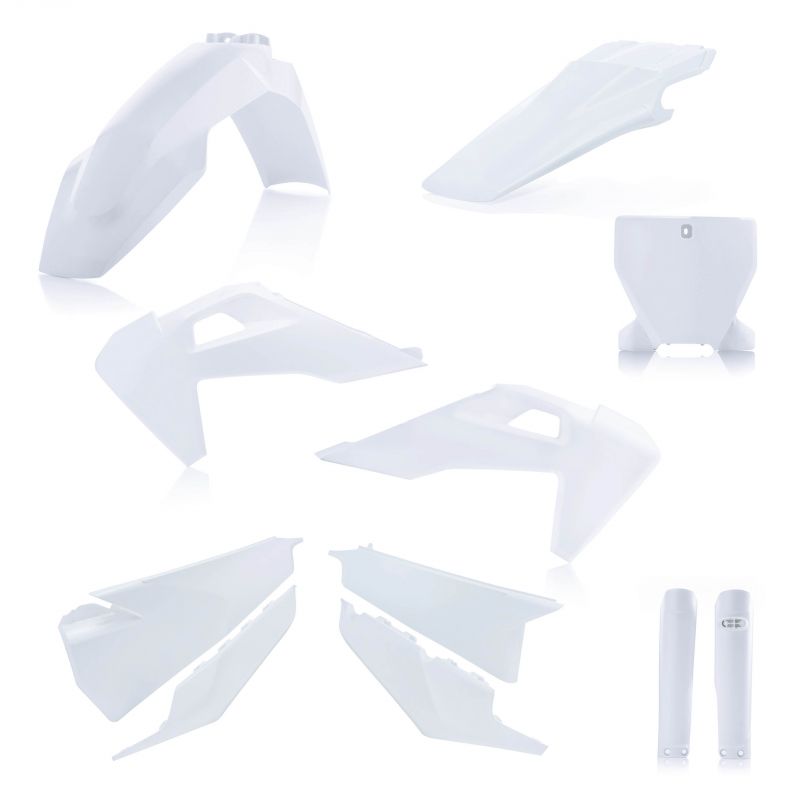 0023481.031 FULL PLASTIC KIT PER HUSQVARNA 031 - Bianco 2 HUSQVARNA FX 450 2020-2022 Acerbis