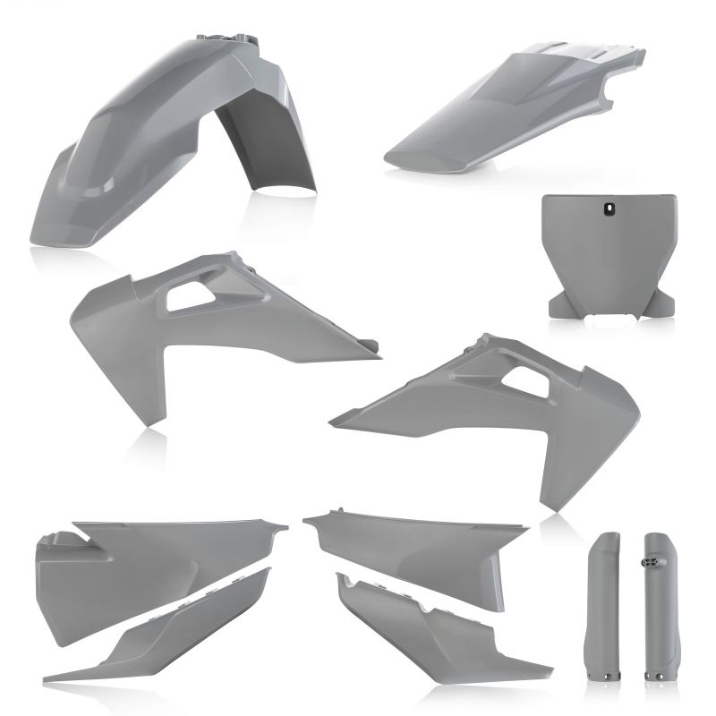0023481.070 FULL PLASTIC KIT PER HUSQVARNA 070 - Grigio HUSQVARNA TX 300 2020-2022 Acerbis