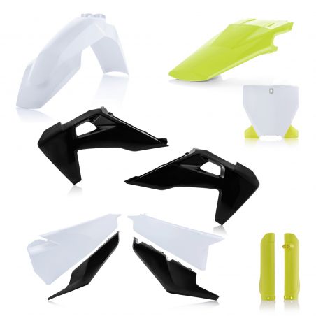 0023481.237 FULL PLASTIC KIT PER HUSQVARNA 237 - Bianco/Nero HUSQVARNA FX 350 2020-2022 Acerbis