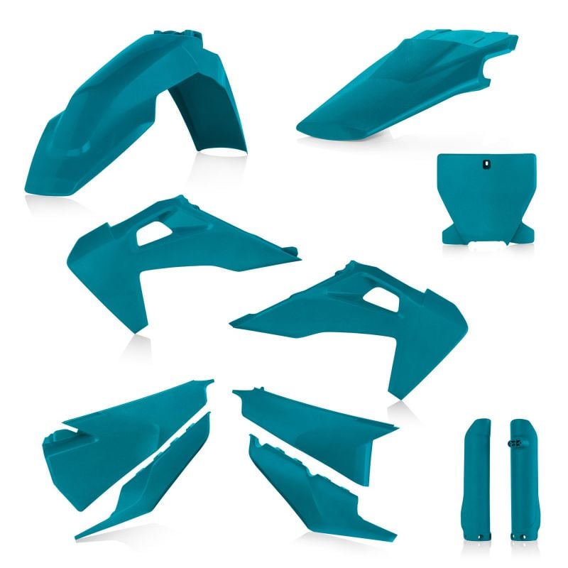 0023481.132 FULL PLASTIC KIT PER HUSQVARNA 132 - verde 3 HUSQVARNA TX 300 2020-2022 Acerbis