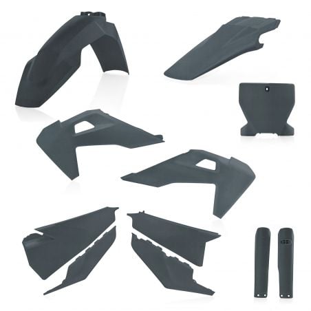 0023481.072 FULL PLASTIC KIT PER HUSQVARNA 072 - grigio metallico HUSQVARNA FC 350 2019-2022 Acerbis