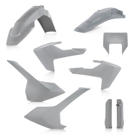 0023596.070 FULL PLASTIC KIT PER HUSQVARNA 070 - Grigio Acerbis