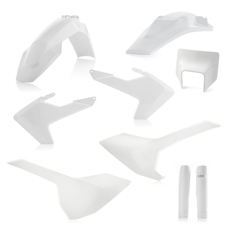 0023596.030 FULL PLASTIC KIT PER HUSQVARNA 030 - Bianco Acerbis