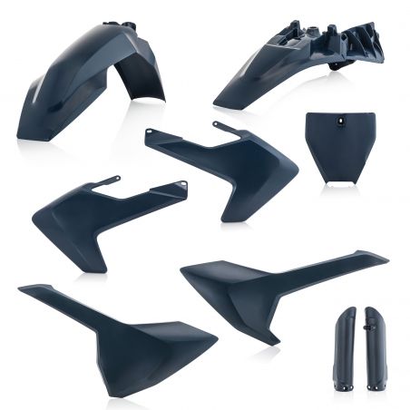 0023597.040 FULL PLASTIC KIT HUSQVARNA 040 - Blu Acerbis