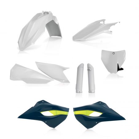 0021819.553 FULL PLASTIC KIT PER HUSQVARNA 553 - Originale HUSQVARNA FE 450 2016 Acerbis