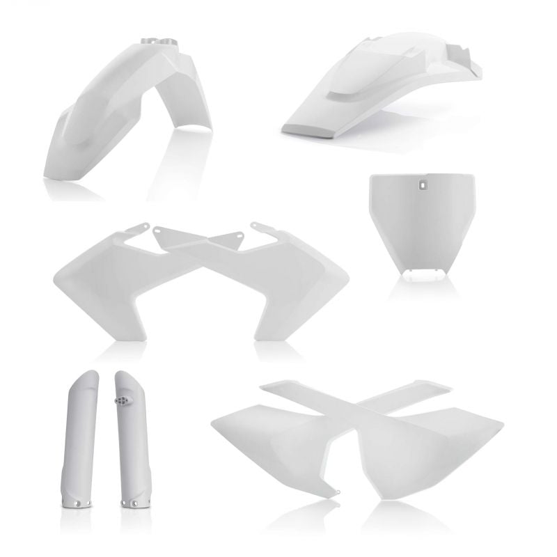 0021831.030 FULL PLASTIC KIT PER HUSQVARNA 030 - Bianco HUSQVARNA TC 300 2016-2018 Acerbis
