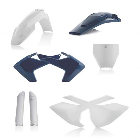 0021831.553 FULL PLASTIC KIT PER HUSQVARNA 553 - Originale HUSQVARNA TC 125 2016-2018 Acerbis