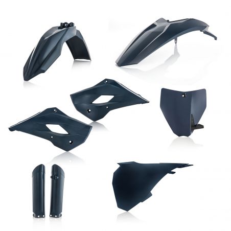 0022808.040 FULL PLASTIC KIT PER HUSQVARNA 040 - Blu HUSQVARNA TC 85 2014-2017 Acerbis