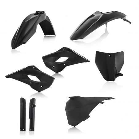 0022808.090 FULL PLASTIC KIT PER HUSQVARNA 090 - Nero HUSQVARNA TC 85 2014-2017 Acerbis