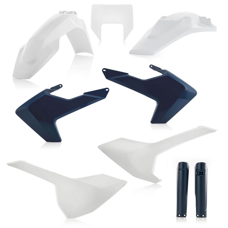 0022375.553 FULL PLASTIC KIT PER HUSQVARNA 553 - Originale HUSQVARNA FE 501 2017-2019 Acerbis