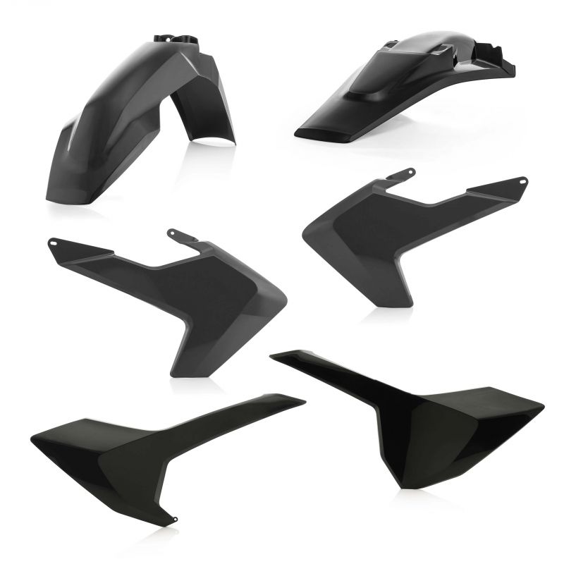0022374.090 KIT PLASTICHE 090 - Nero HUSQVARNA TX 125 2017-2019 Acerbis