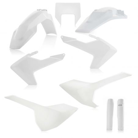 0022375.030 FULL PLASTIC KIT PER HUSQVARNA 030 - Bianco HUSQVARNA TE 300 2017 Acerbis