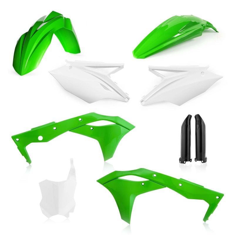 0022985.553.019 FULL PLASTIC KIT PER KAWASAKI 553.019 - Replica 19 KAWASAKI KX 250 4T 2020 Acerbis