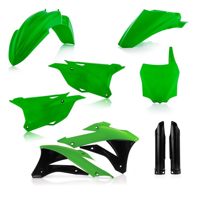 0017247.553.020 FULL PLASTIC KIT PER KAWASAKI 553.020 - Replica 20 KAWASAKI KX 85 2014-2021 Acerbis