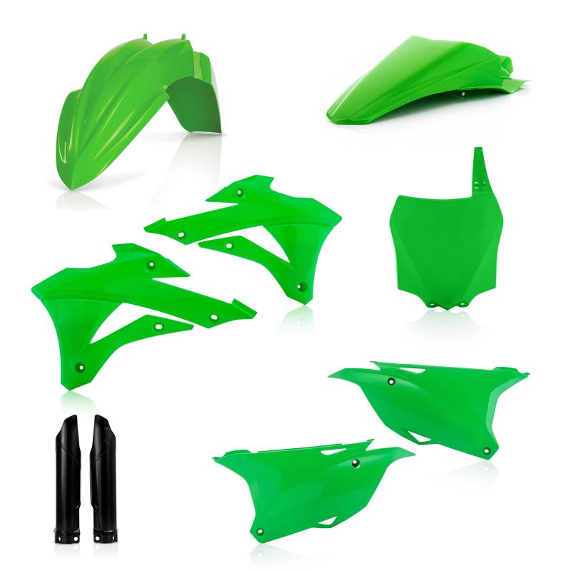0017247.553.021 FULL PLASTIC KIT PER KAWASAKI 553.021 - Replica 21 KAWASAKI KX 85 2014-2021 Acerbis