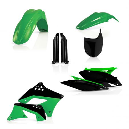0013978.553.010 FULL PLASTIC KIT PER KAWASAKI 553.010 - Replica 010 KAWASAKI KX 250 F 2009-2012 Acer
