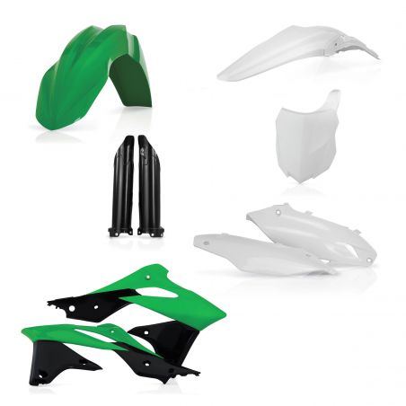 0016876.553.014 FULL PLASTIC KIT PER KAWASAKI 553.014 - Replica 014 KAWASAKI KX 250 F 2013-2016 Acer