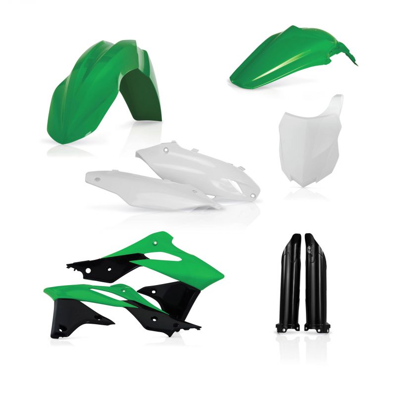 0016876.553.016 FULL PLASTIC KIT PER KAWASAKI 553.016 - Replica 016 KAWASAKI KX 250 F 2013-2016 Acer
