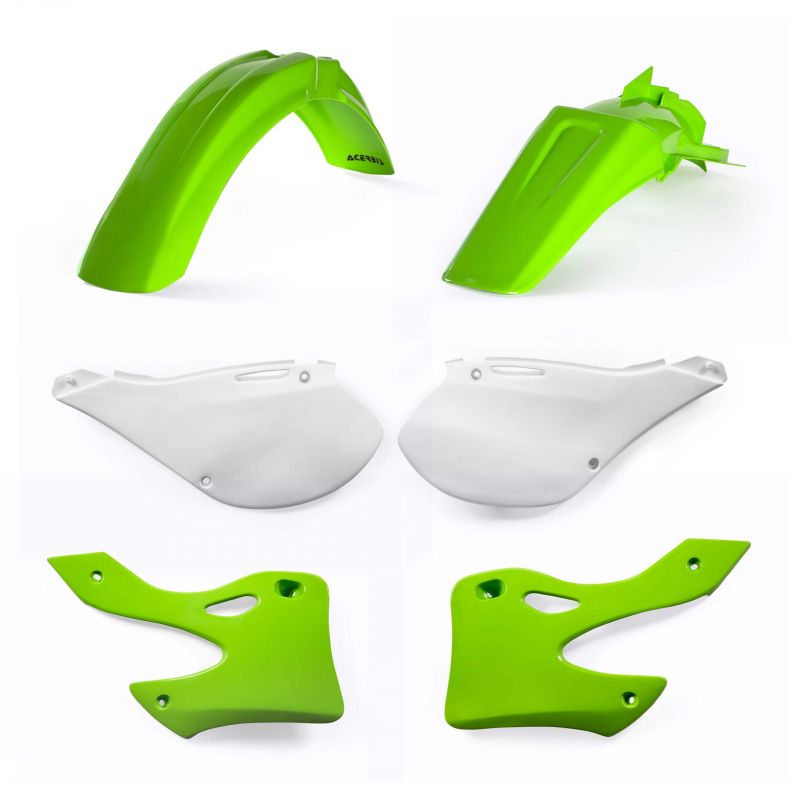 0007569.553.099 KIT PLASTICHE 553.099 - Replica 99 KAWASAKI KX 125 2T 1999-2002 Acerbis