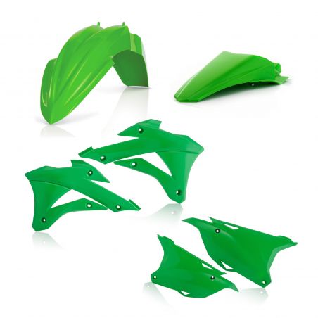 0017246.130 KIT PLASTICHE 130 - Verde KAWASAKI KX 100 2014-2021 Acerbis