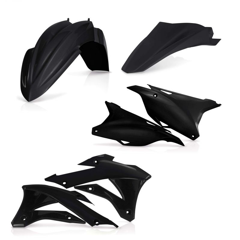 0017246.090 KIT PLASTICHE 090 - Nero KAWASAKI KX 85 2014-2021 Acerbis