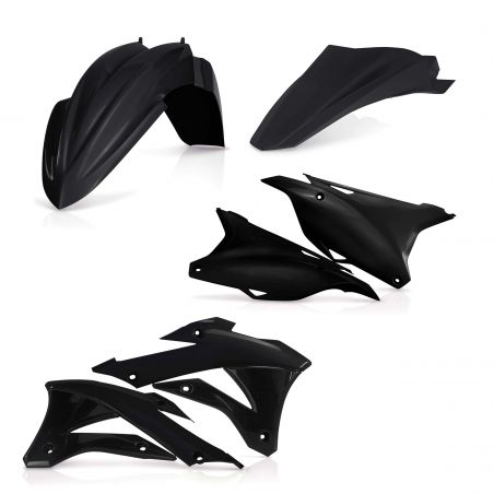 0017246.090 KIT PLASTICHE 090 - Nero KAWASAKI KX 85 2014-2021 Acerbis