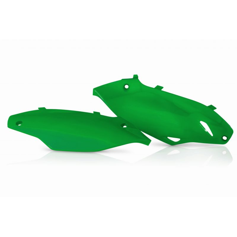 0016318.130 PORTANUMERO LATERALI 130 - Verde KAWASAKI KX 450 F 2012-2015 Acerbis