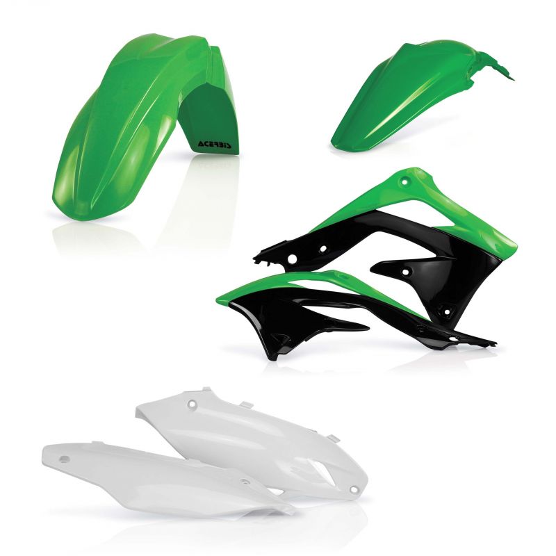 0016320.553 KIT PLASTICHE 553 - Originale KAWASAKI KX 450 F 2012 Acerbis