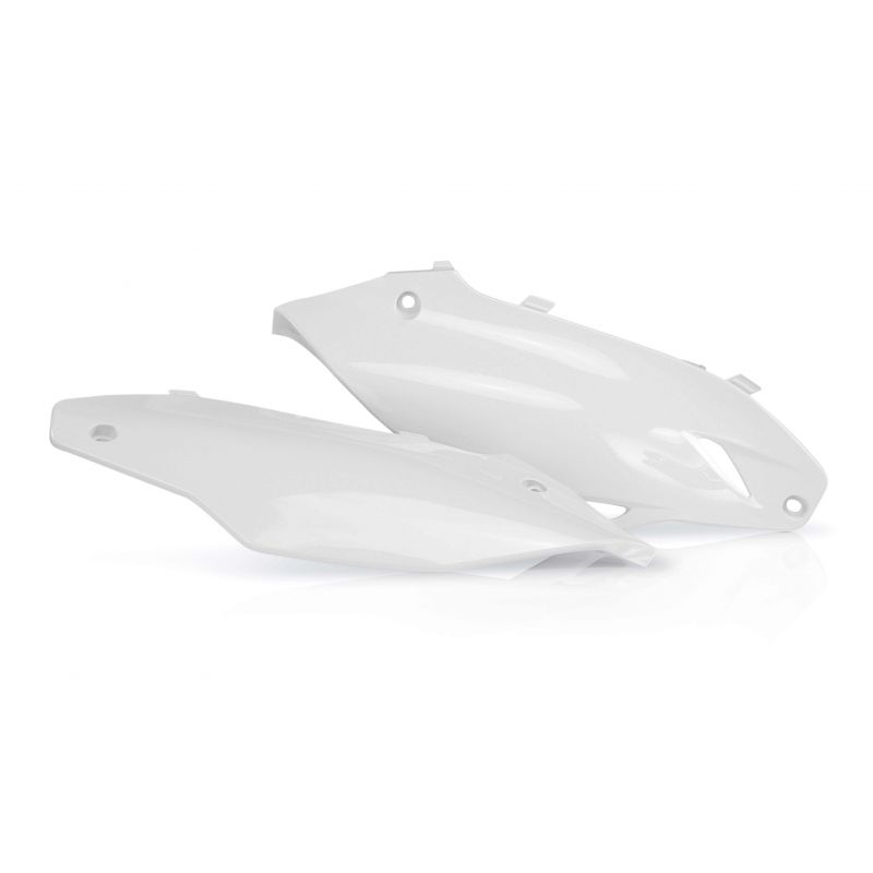 0016318.030 PORTANUMERO LATERALI 030 - Bianco KAWASAKI KX 450 F 2012-2015 Acerbis