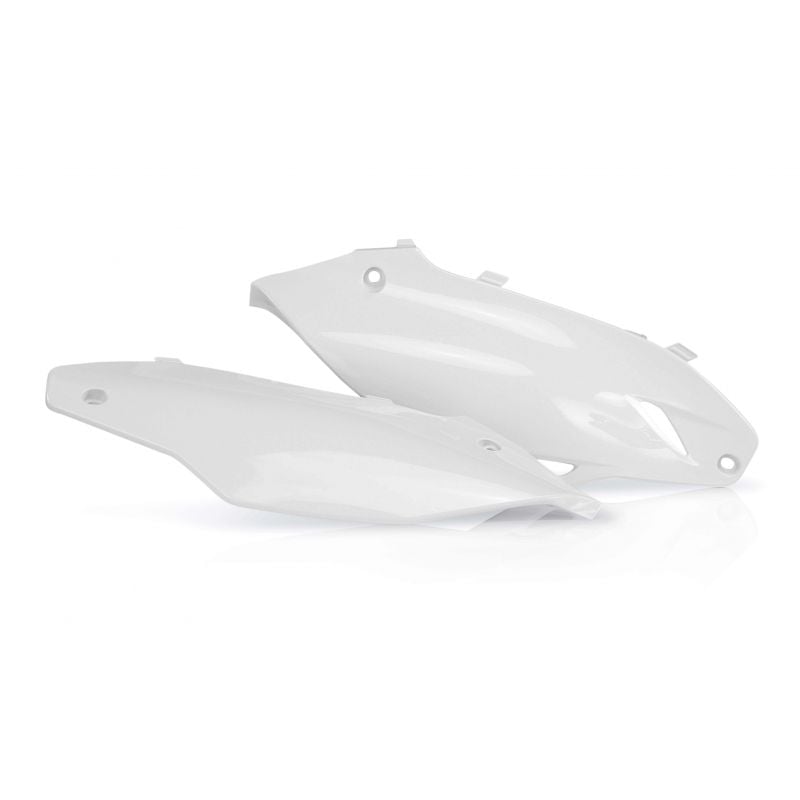 0016318.030 PORTANUMERO LATERALI 030 - Bianco KAWASAKI KX 450 F 2012-2015 Acerbis