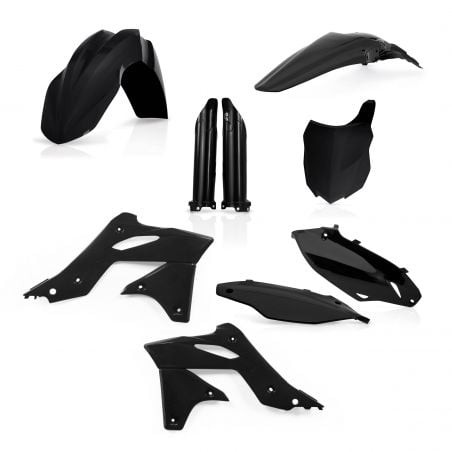 0016876.090 FULL PLASTIC KIT PER KAWASAKI 090 - Nero KAWASAKI KX 250 F 2013-2016 Acerbis