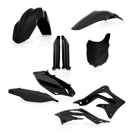 0016877.090 FULL PLASTIC KIT PER KAWASAKI 090 - Nero KAWASAKI KX 450 F 2013-2015 Acerbis