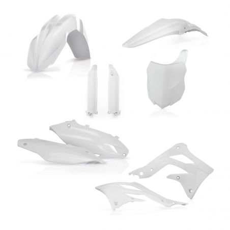 0016877.030 FULL PLASTIC KIT PER KAWASAKI 030 - Bianco KAWASAKI KX 450 F 2013-2015 Acerbis