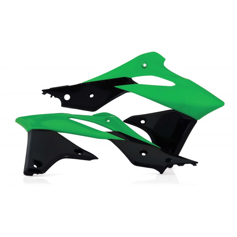 0016882.377 SPOILER RADIATORI 377 - Verde/Nero KAWASAKI KX 250 F 2013-2016 Acerbis