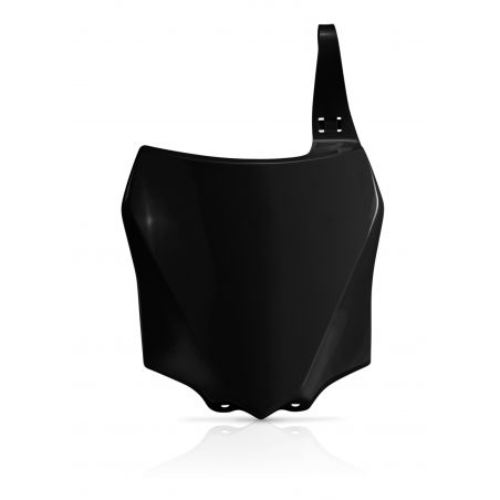 0017244.090 TABELLA PORTANUMERO ANTERIORE 090 - Nero KAWASAKI KX 100 2014-2021 Acerbis