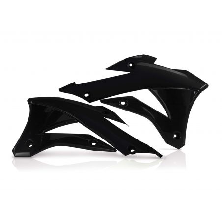 0017242.090 SPOILER RADIATORI 090 - Nero KAWASAKI KX 100 2014-2021 Acerbis
