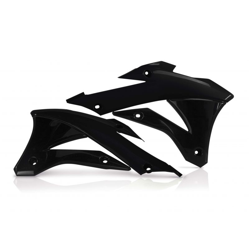 0017242.090 SPOILER RADIATORI 090 - Nero KAWASAKI KX 85 2014-2021 Acerbis