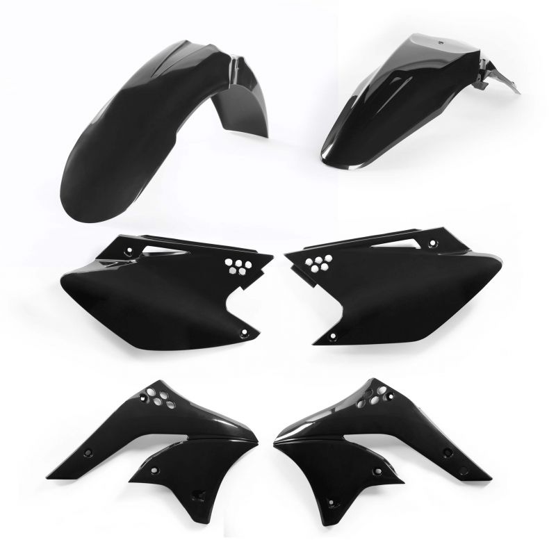 0009110.090 KIT PLASTICHE 090 - Nero KAWASAKI KX 250 F 2006-2008 Acerbis