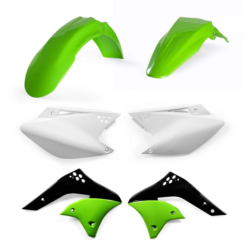 0009110.553 KIT PLASTICHE 553 - Originale KAWASAKI KX 250 F 2006-2008 Acerbis